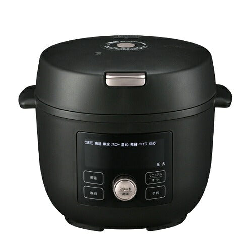 電気圧力鍋 TIGER COOKPOT 2.2L 1-3合 マットブラック タイガー魔法瓶 COK-B220KM