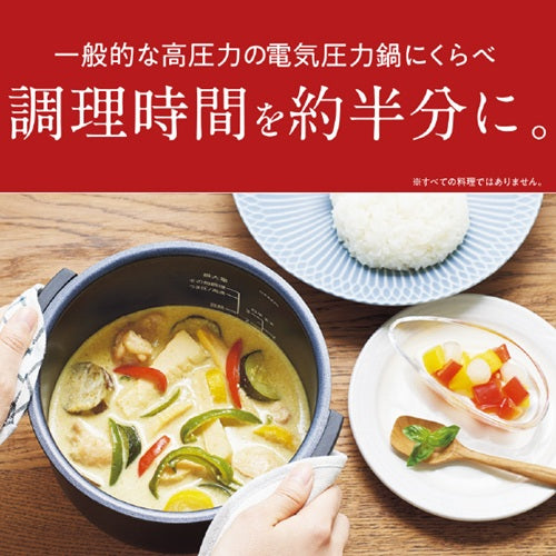 電気圧力鍋 TIGER COOKPOT 2.2L 1-3合 マットブラック タイガー魔法瓶 COK-B220KM