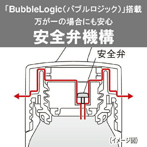 真空断熱炭酸ボトル パールブラック 0.48L タイガー魔法瓶 MKB-T481KJ