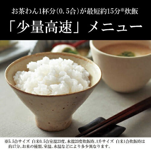 炊飯器 1升炊き IHジャー 炊きたて タイガー魔法瓶 JPW-L180 HD ダークグレー 少量炊き パン焼き ケーキ ひとり暮らし 新生活 お手入れ簡単