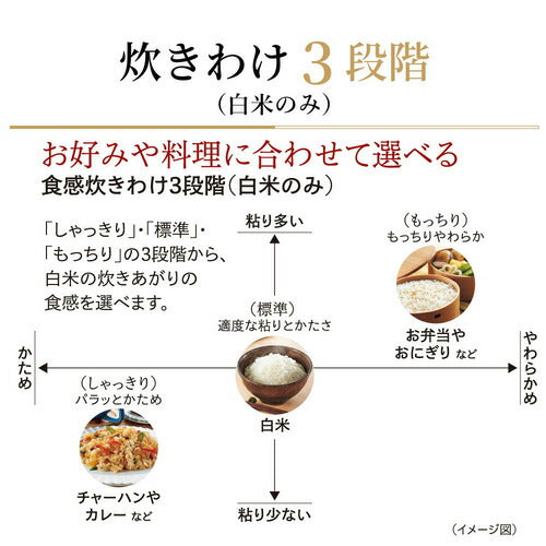 TIGER タイガー魔法瓶 圧力IHジャー炊飯器 炊きたて ご泡火炊き JRI-S100KO 5.5合 オフブラック