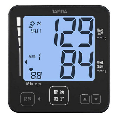 上腕式血圧計（ダークブルー） スマートフォン連携機能 タニタ BP-228L-DB