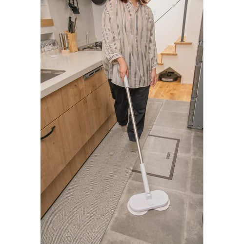 コードレス回転モップクリーナー Neo+Brisa（ネオプラス ブリサ） 屋内用替えパッド付セット CCP ZJ-MA42-WH