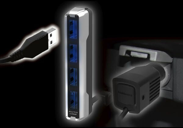 DC-7.2A-リバーシブルUSB 4ポート 自動判定 セパレート スリム カシムラ DC-024