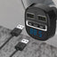 Bluetooth FMトランスミッター フルバンド USB2ポート4.8A リバーシブル 自動判定 カシムラ KD-219