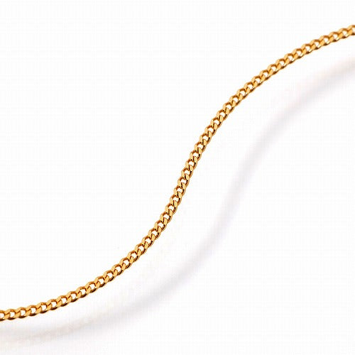 K18 喜平 ネックレス 2面シングル 幅0.25mm 約1.4g 50cm