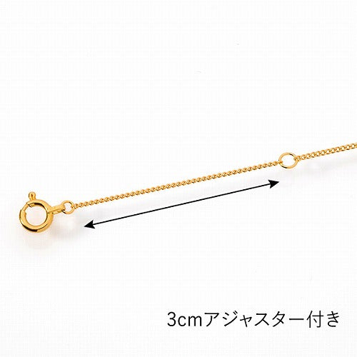K18 喜平 ネックレス 2面シングル 幅0.25mm 約1.4g 50cm