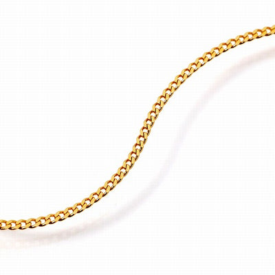 K18 喜平 ネックレス 2面シングル 幅0.35mm 約2.5g 50cm
