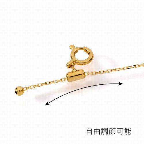 K18 カットアズキ ネックレス 幅0.23mm 約0.9g 45cm スライド式