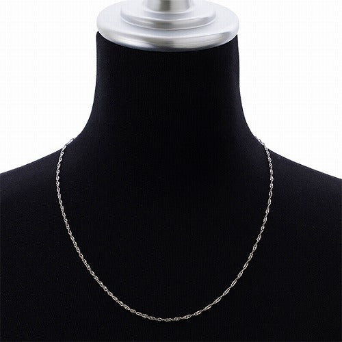 純プラチナ PT999 スクリュー ネックレス 約3.8g 50cm