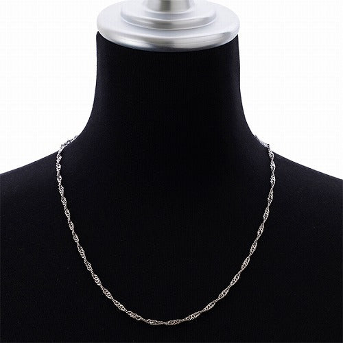 純プラチナ PT999 スクリュー ネックレス 約10g 50cm