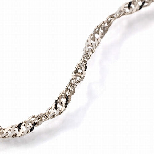 純プラチナ PT999 スクリュー ネックレス 約10g 50cm
