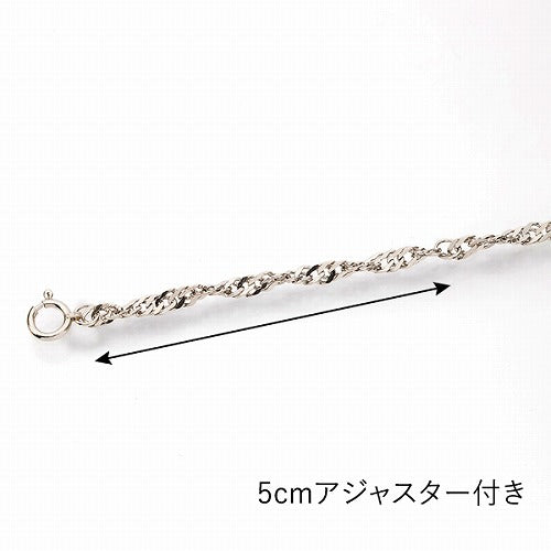純プラチナ PT999 スクリュー ネックレス 約10g 50cm