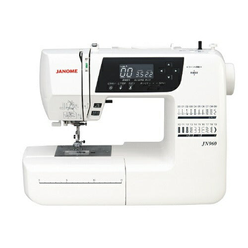 コンピュータミシン 自動糸切り機能付き ジャノメ JN960