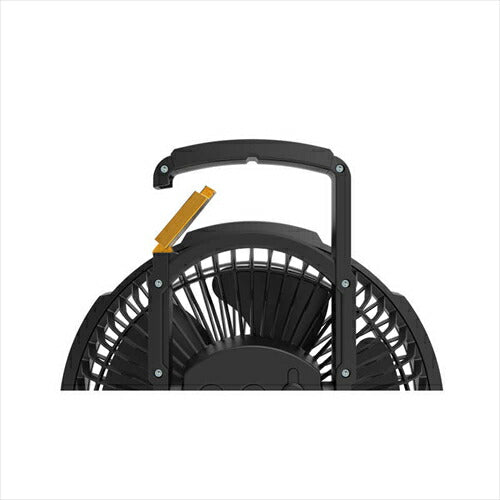 トップランド TOPLAND ポータブル扇風機 タフFAN SF-TF10-BK ブラック