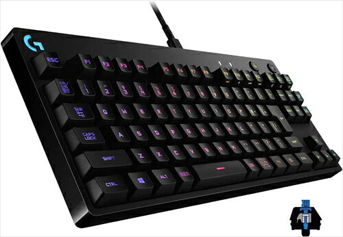 Logicool G ロジクールG テンキーレス ゲーミングキーボード G-PKB-002CK 青軸 有線