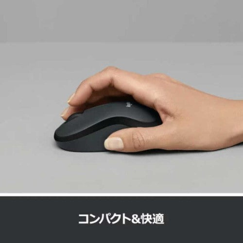 サイレント ワイヤレスマウス ダークグレー ロジクール M221CG