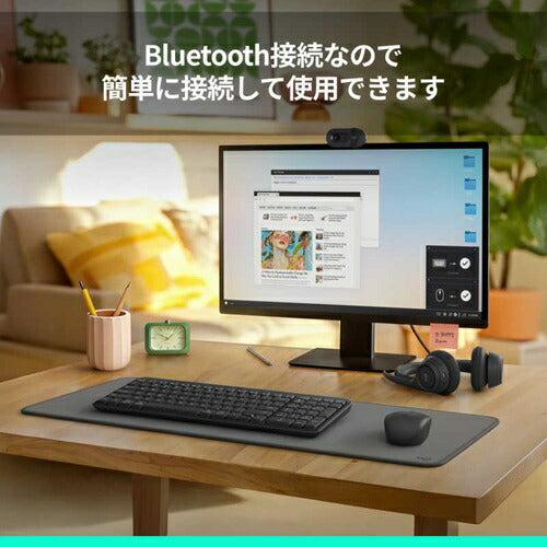キーボード ワイヤレス ロジクール K250BK ブラック コンパクト Bluetooth 無線 ワイヤレスキーボード