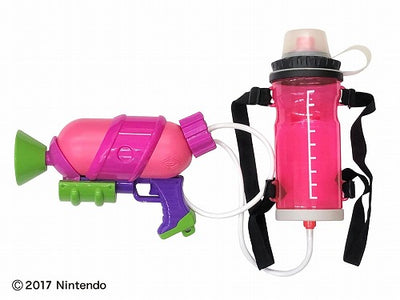 スプラトゥーン２タンク付スプラシューター ネオンピンク SPT-901APK 水鉄砲 ウォーターガン 水ピストル 水てっぽう 水遊び 海水浴 プール おもちゃ キッズ 子ども会 イベント スプラトゥーン 水鉄砲 スプラトゥーン水鉄砲