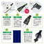 METRO メトロ電気工業 こたつ用取替ヒーター 600W 石英管 MSU-601E(DKB)