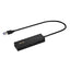Giga対応 Type-A USB 3.2（Gen 1）用 LANアダプター USB Type-A×3ポート付き ブラック バッファロー LUD-U3-AU101BK