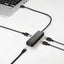 Giga対応 Type-C USB 3.2（Gen 1）用 LANアダプター USB Type-A×3ポート付き ブラック バッファロー LUD-U3-CU101BK