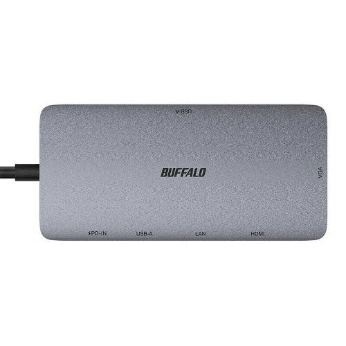 Giga対応 Type-C USB 3.2（Gen 1）用 ドッキングステーション PD対応 HDMI・VGA出力 シルバー バッファロー LUD-U3-CU302SV