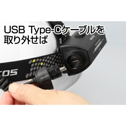 ヘッドライト 明るさ720ルーメン HEAD VADERシリーズ ジェントス HV-1000R
