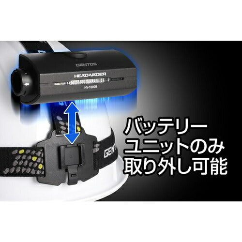 ヘッドライト 明るさ720ルーメン HEAD VADERシリーズ ジェントス HV-1000R