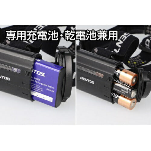 ヘッドライト 明るさ700ルーメン HEAD VADERシリーズ ジェントス HV-133H