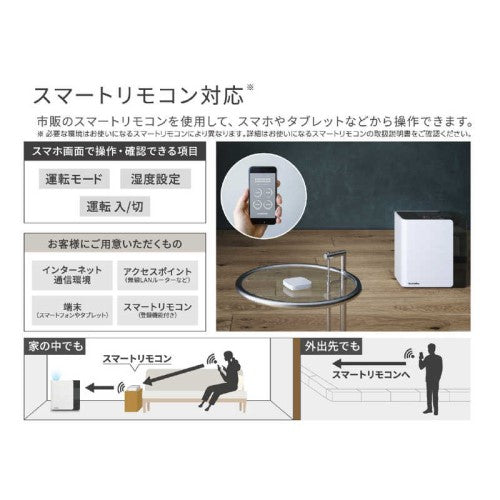 ハイブリッド加湿器 Dainichi Plus ハイブリッド(加熱＋気化)式 木造20 鉄骨33 スノーホワイト ダイニチ HD-LX1223-W