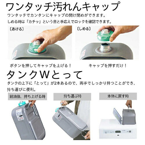 DAINICHI ダイニチ 石油ファンヒーター GR TYPE FW-4726GR(W)