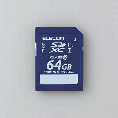 エレコム SDXCカード/データ復旧サービス付/Class10/64GB MF-FSD064GC10R