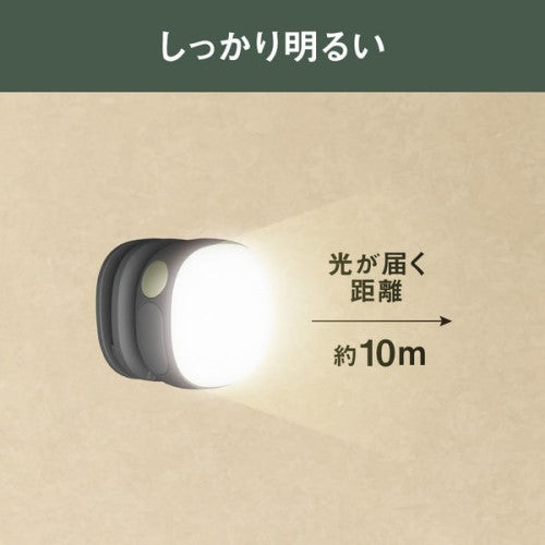 充電式 護衛さんライト チャコールグレー ムサシ WRC-14CG