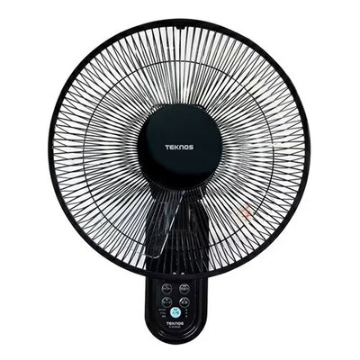 テクノス TEKNOS 壁掛け扇風機 リモコン式 KI-W306RK ブラック