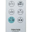テクノス TEKNOS リビング扇風機 DCモーター KI-360DC(W) ホワイト