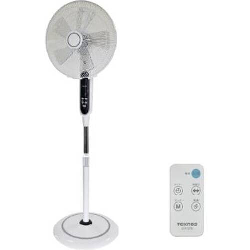 テクノス TEKNOS フロアー扇風機 リモコン式 KI-F537R 40cm
