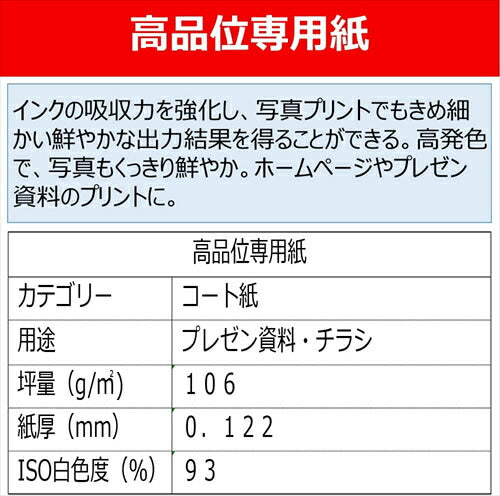 キヤノン インクジェット用紙 高品位専用紙  HR－101S A4 50枚