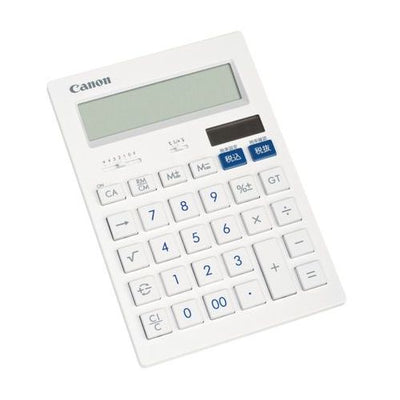 電卓 抗菌・キレイタイプ 大型卓上サイズ キヤノン HS-1201T