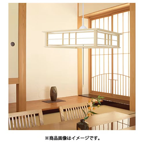 LEDペンダントライト 和風プルリモペンダント 単色調光タイプ 8畳 昼光色 リモコン付属 TAKIZUMI RVR80158
