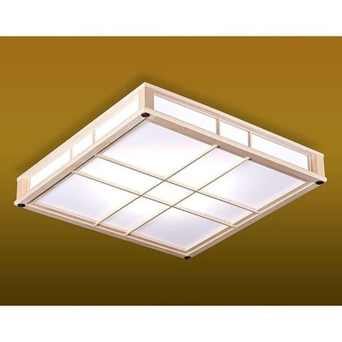 LEDシーリングライト ～8畳 全灯時昼白色 格子箱デザイン 調光調色タイプ TAKIZUMI GDM80310