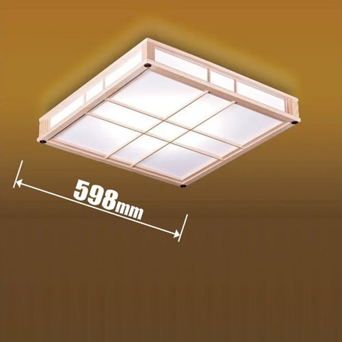 LEDシーリングライト 10畳～12畳用 省エネシーリングライト 格子箱デザイン TAKIZUMI GDM12310