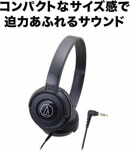 ポータブルヘッドホン audio-technica ATH-S100 BBL