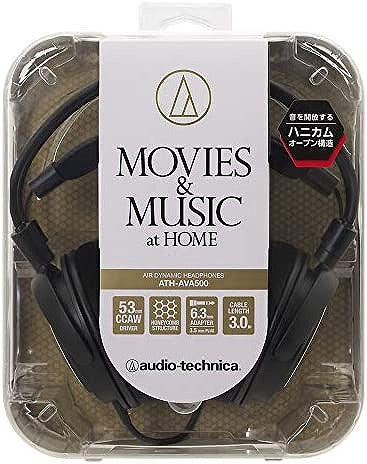 エアーダイナミックヘッドホン audio-technica ATH-AVA500