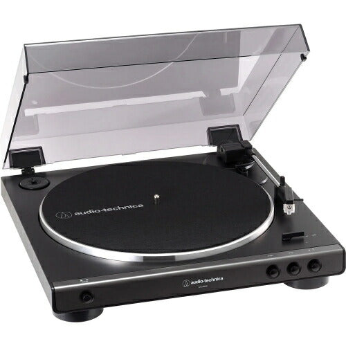 レコードプレーヤー(ターンテーブル) ダークガンメタリック オーディオテクニカ AT-LP60X-DGM