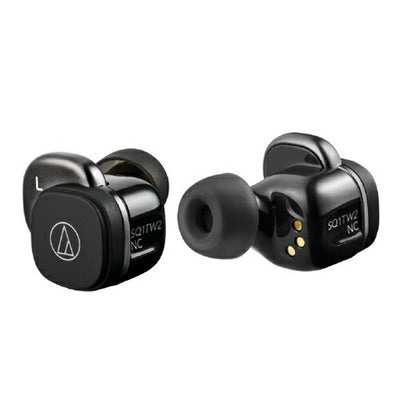 ワイヤレスイヤホン ノイズキャンセリング オーディオテクニカ ATH-SQ1TW2NC BK Bluetooth 防水