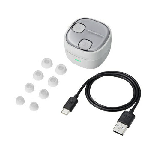 ワイヤレスイヤホン ノイズキャンセリング オーディオテクニカ ATH-SQ1TW2NC GY Bluetooth 防水