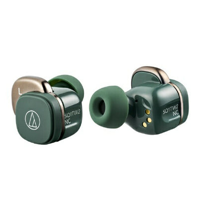 ワイヤレスイヤホン ノイズキャンセリング オーディオテクニカ ATH-SQ1TW2NC GR Bluetooth 防水