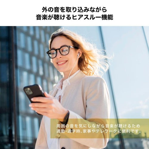 イヤホン Type-C 有線 ノイズキャンセリング オーディオテクニカ ATH-CKD7NC BK ブラック USB-C