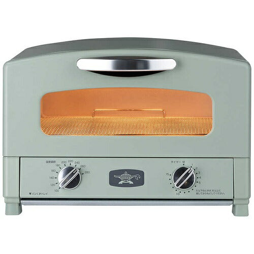 グラファイトトースター（2枚焼き） グリーン 日本エー・アイ・シー AET-GS13D(G)